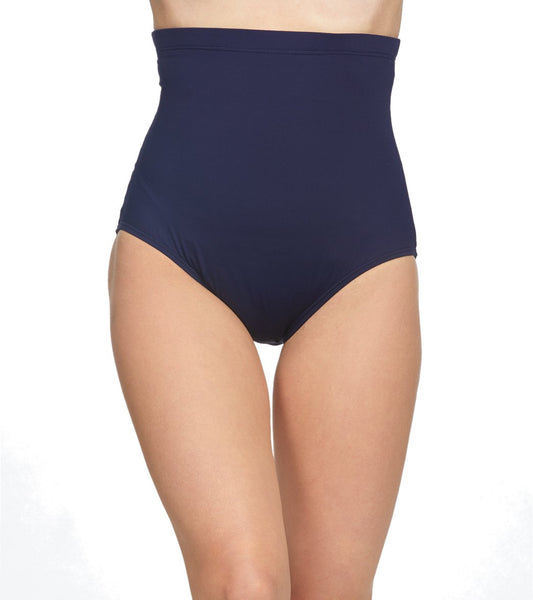 Anne Cole Color Blast Solids Super High Waist Bikini Bottom