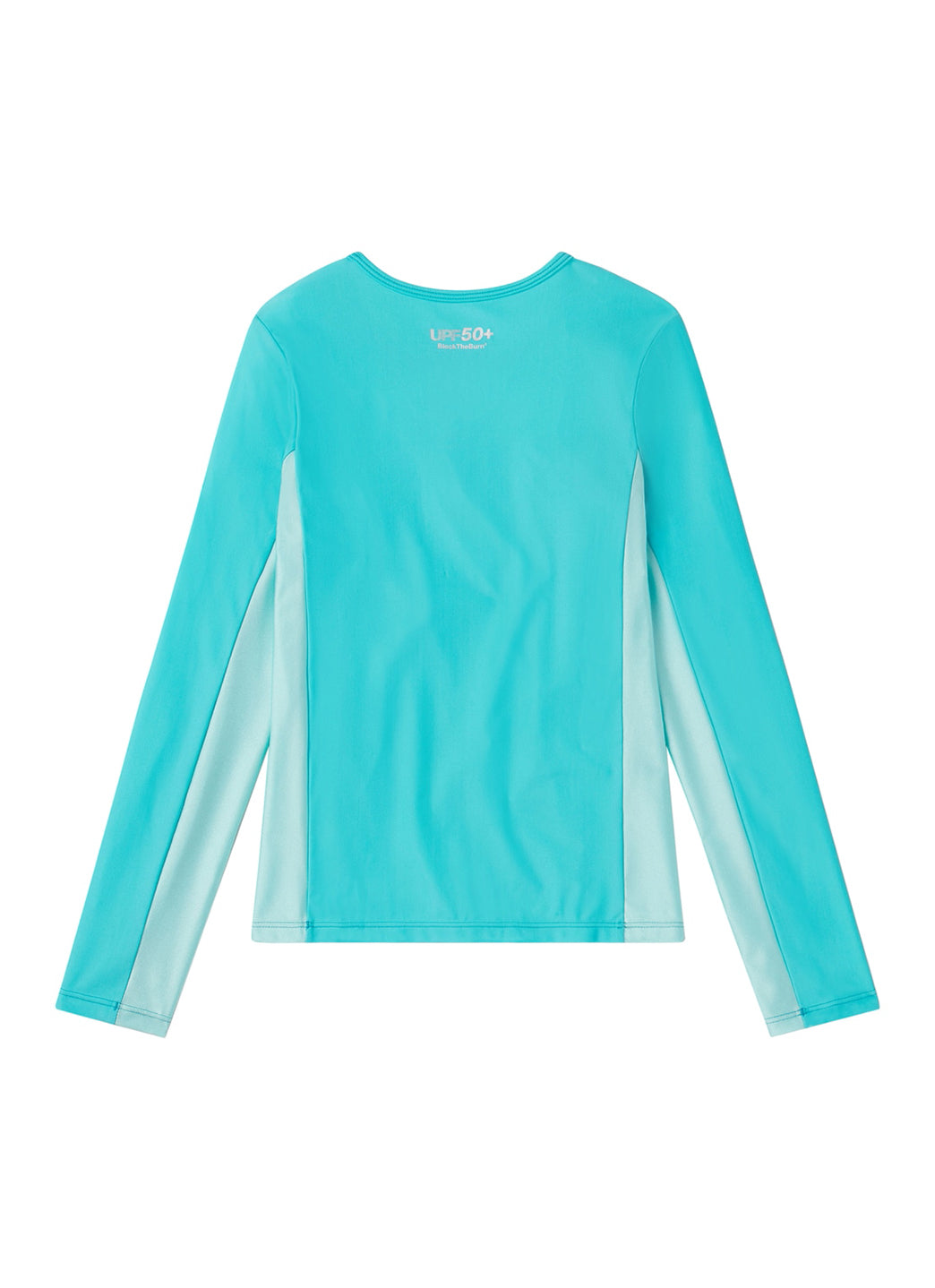 Speedo Girls' Long Sleeve Printed Splice Rash Guard (Little Kid, Big Kid)