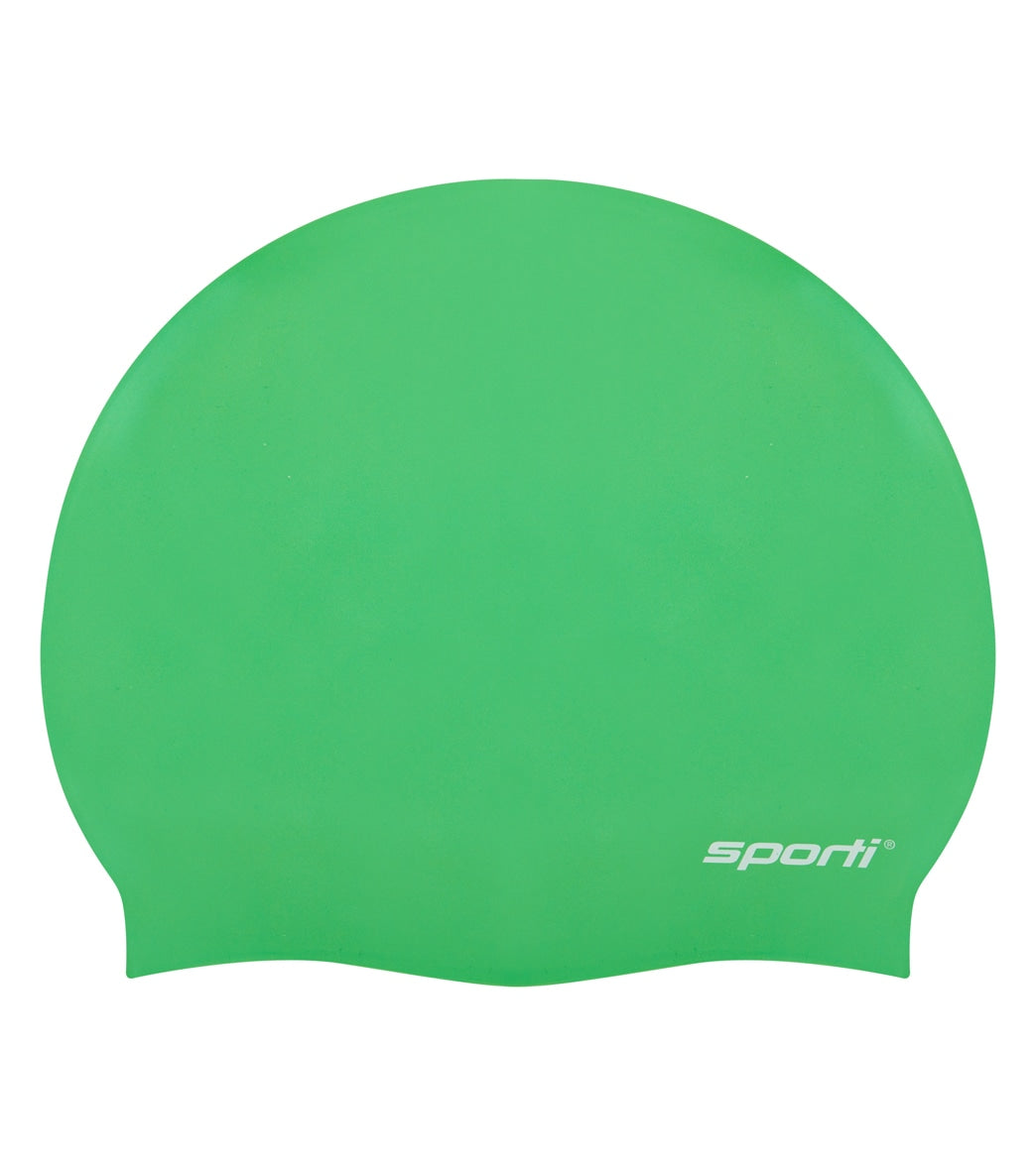 Sporti Silicone Swim Cap Set of 3