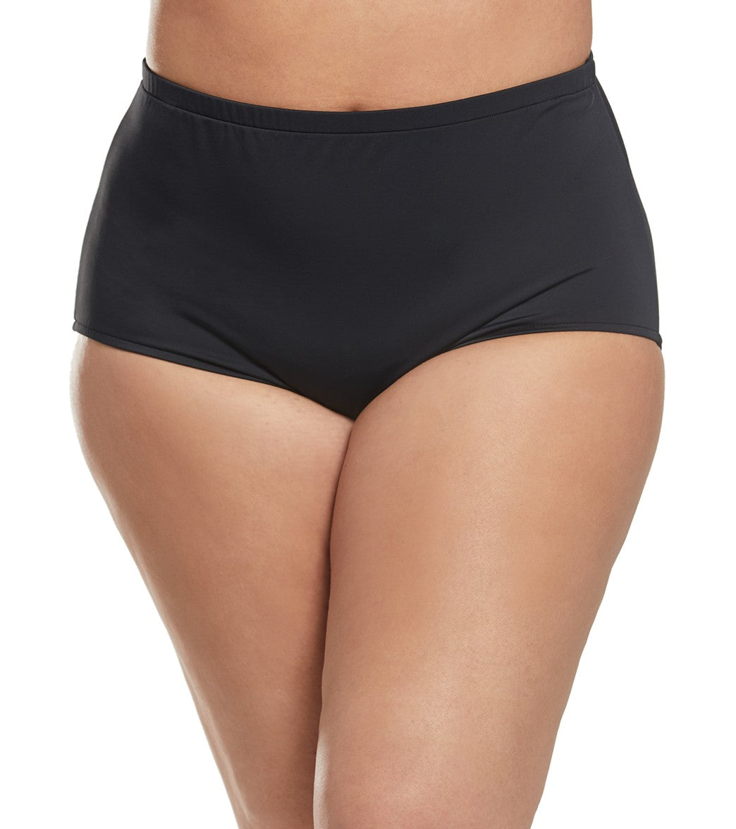 Maxine Plus Size High Waisted Bikini Bottom