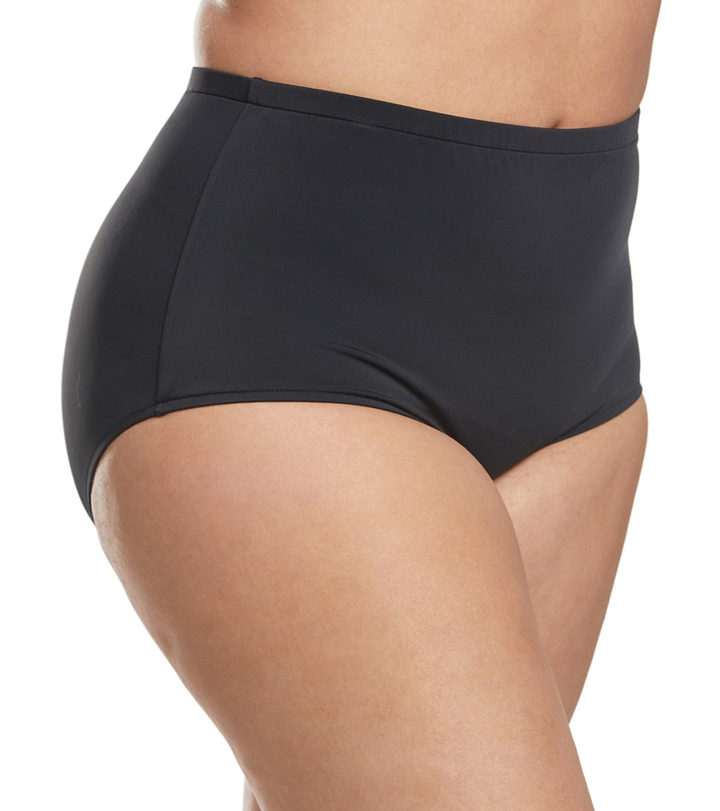 Maxine Plus Size High Waisted Bikini Bottom