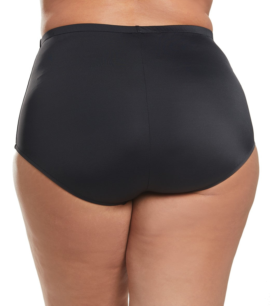 Maxine Plus Size High Waisted Bikini Bottom