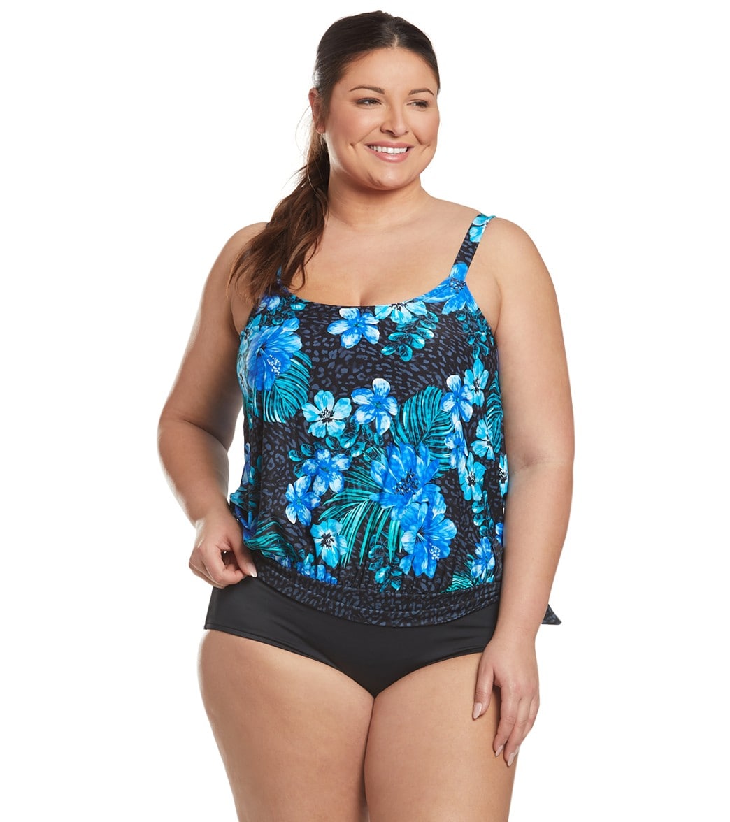 Maxine Plus Size High Waisted Bikini Bottom