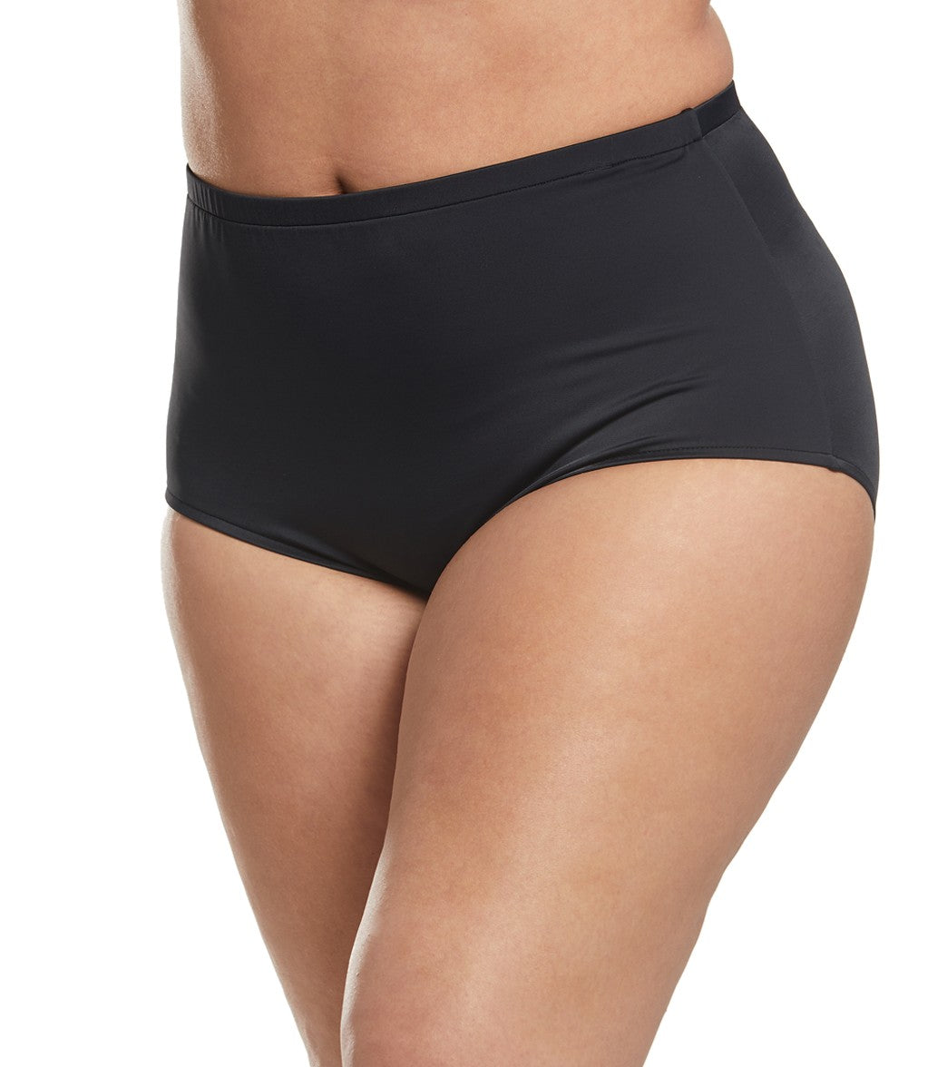 Maxine Plus Size High Waisted Bikini Bottom