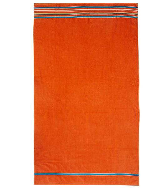 Dohler Orange Beach Towel 36" X 70"