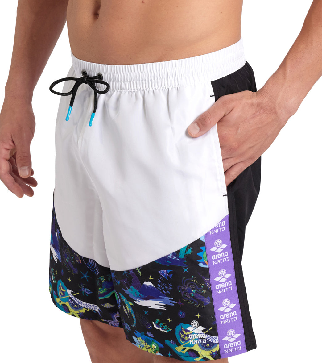 Arena Men's Pooltiles Panel Bermuda Shorts