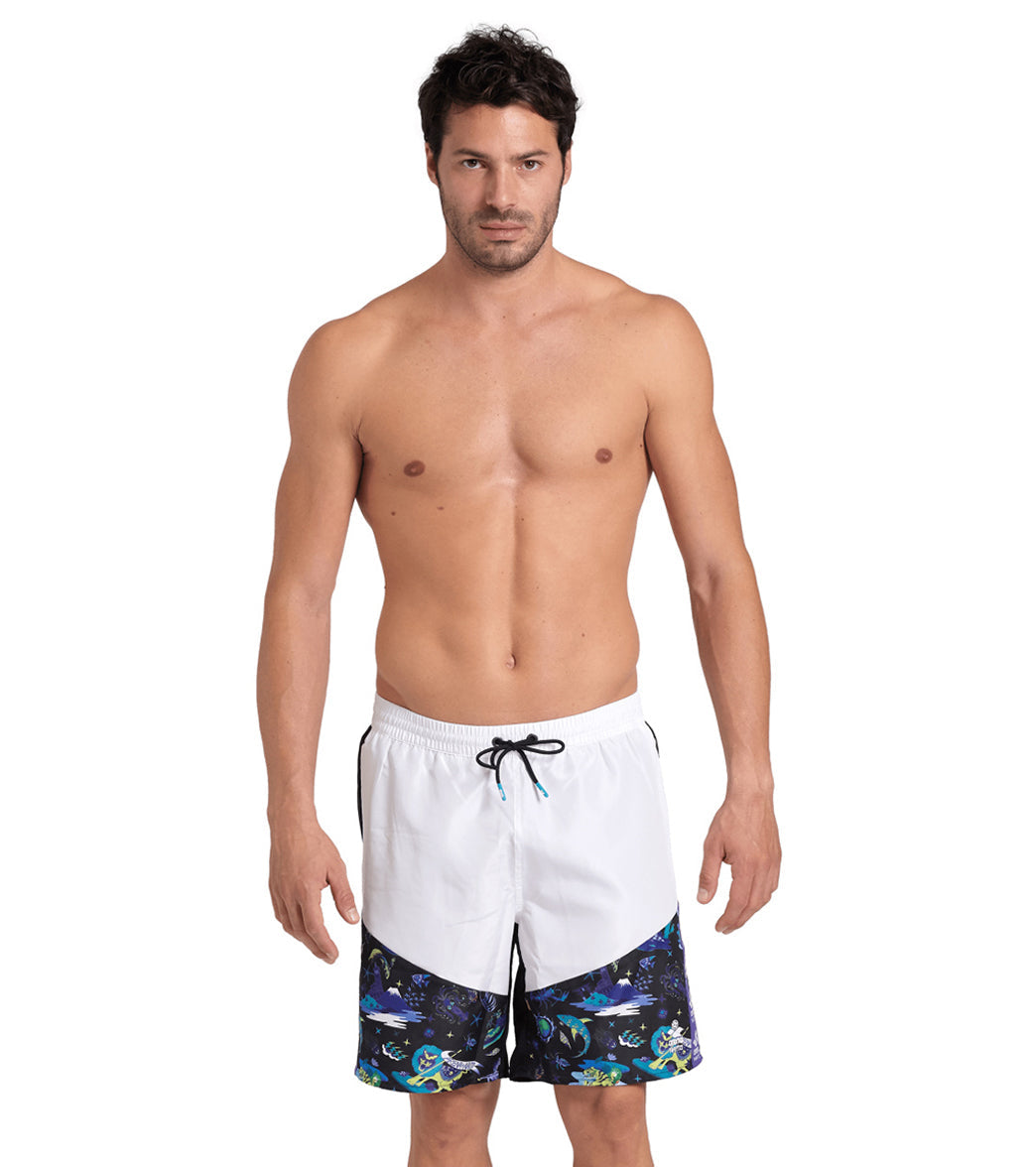 Arena Men's Pooltiles Panel Bermuda Shorts