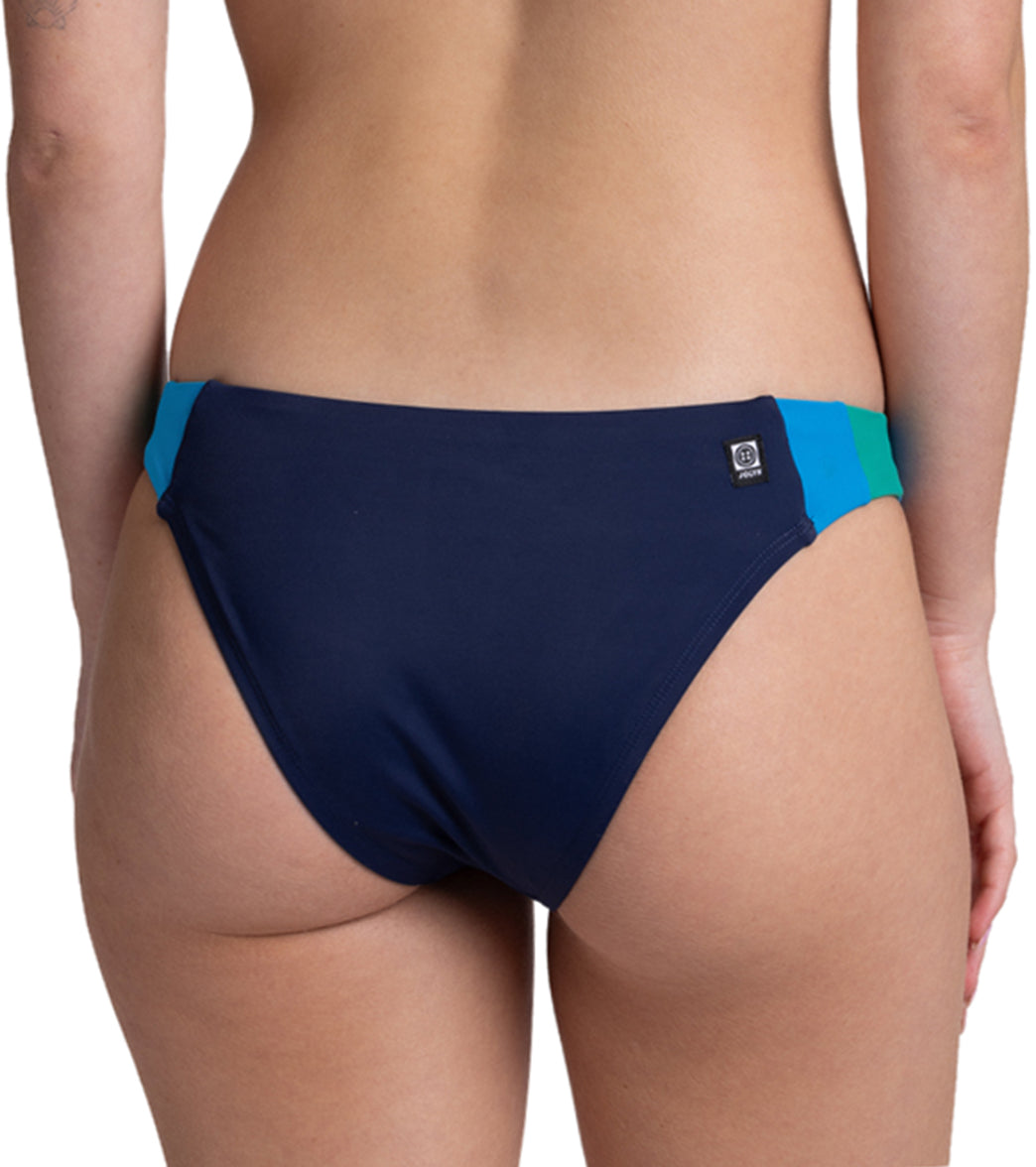 JOLYN Women's Piper Contrast French Cut Bikini Bottom