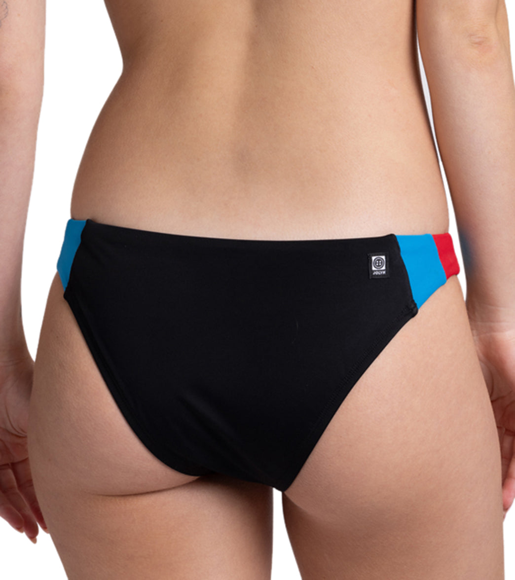 JOLYN Women's Piper Contrast French Cut Bikini Bottom