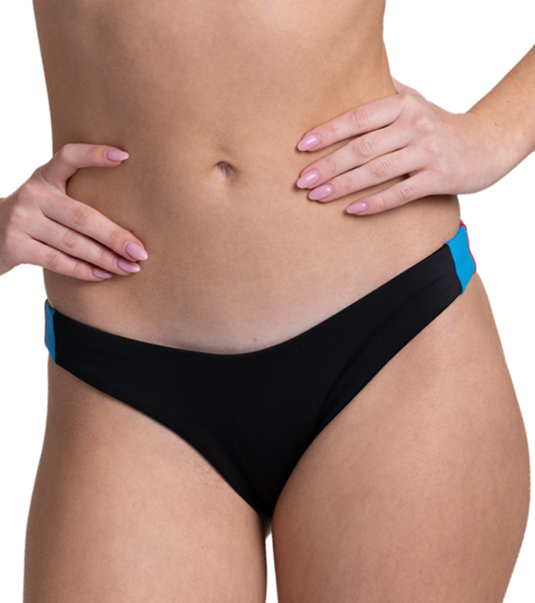 JOLYN Women's Piper Contrast French Cut Bikini Bottom