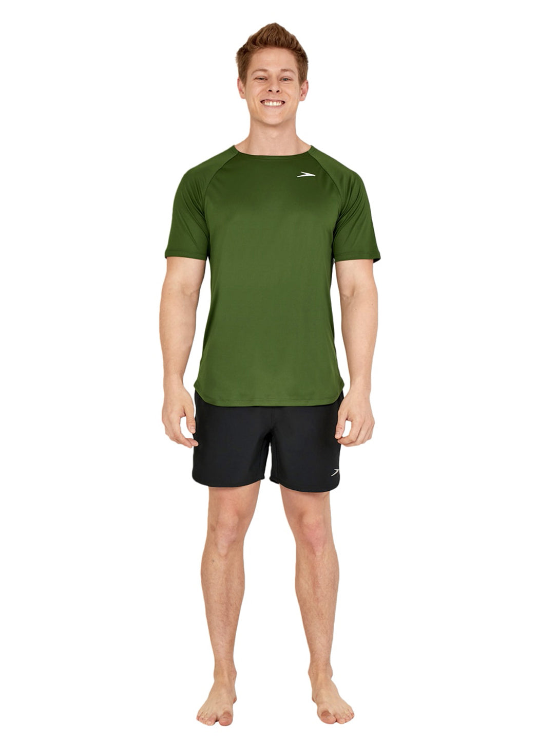 Speedo Men's Short Sleeve Swim Shirt