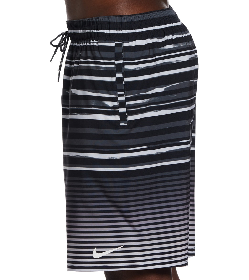 Nike Men's 20" Fade Stripe Breaker Swim Trunks