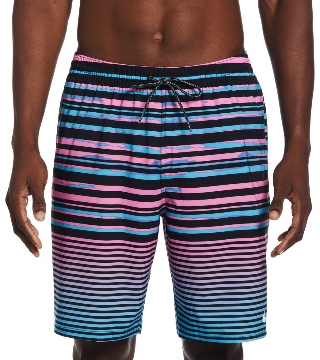 Nike Men's 20" Fade Stripe Breaker Swim Trunks