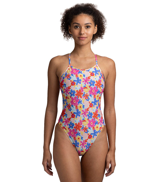 JOLYN Women's Jackson 4 Happy Flora One Piece Swimsuit