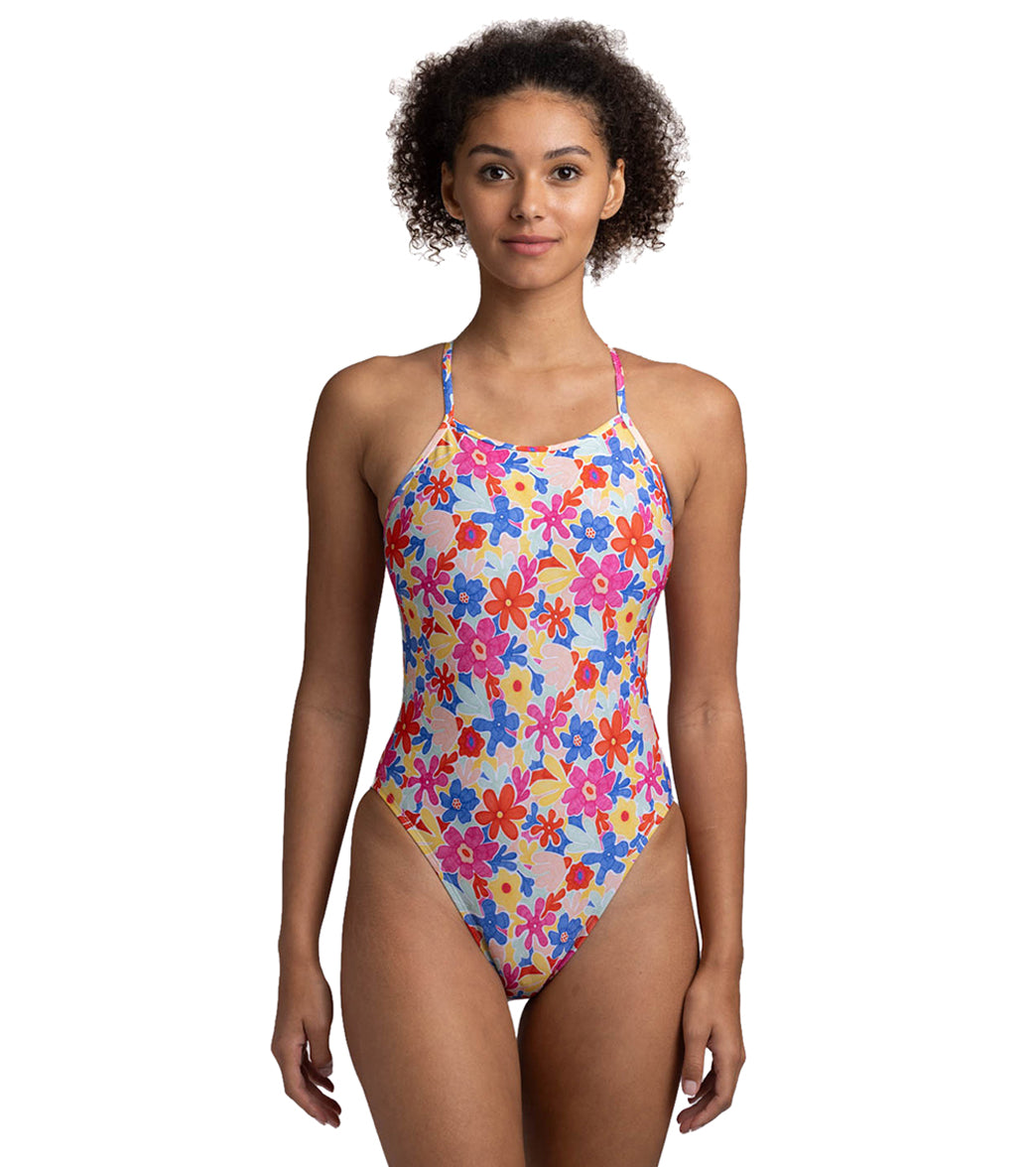 JOLYN Women's Jackson 4 Happy Flora One Piece Swimsuit