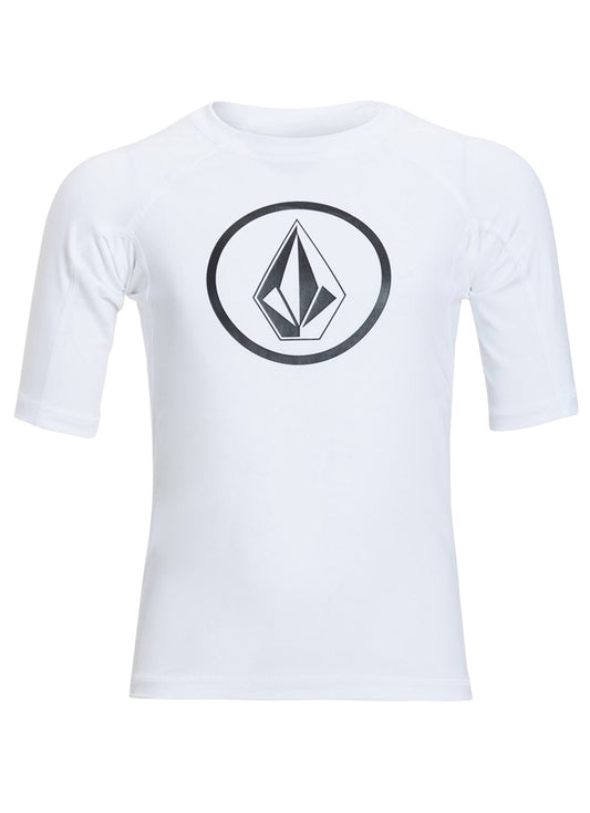 Volcom Boys' Lido Solid Short Sleeve Rashguard (Toddler, Little Kid)