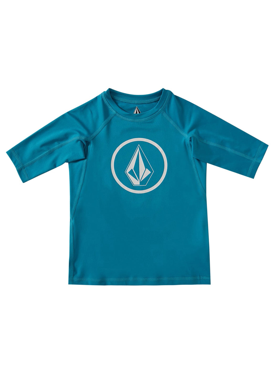 Volcom Boys' Lido Solid Short Sleeve Rashguard (Toddler, Little Kid)