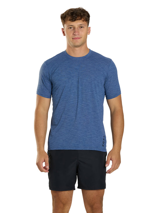 Xcel Men's Heathered Ventx Short Sleeve Surf Shirt