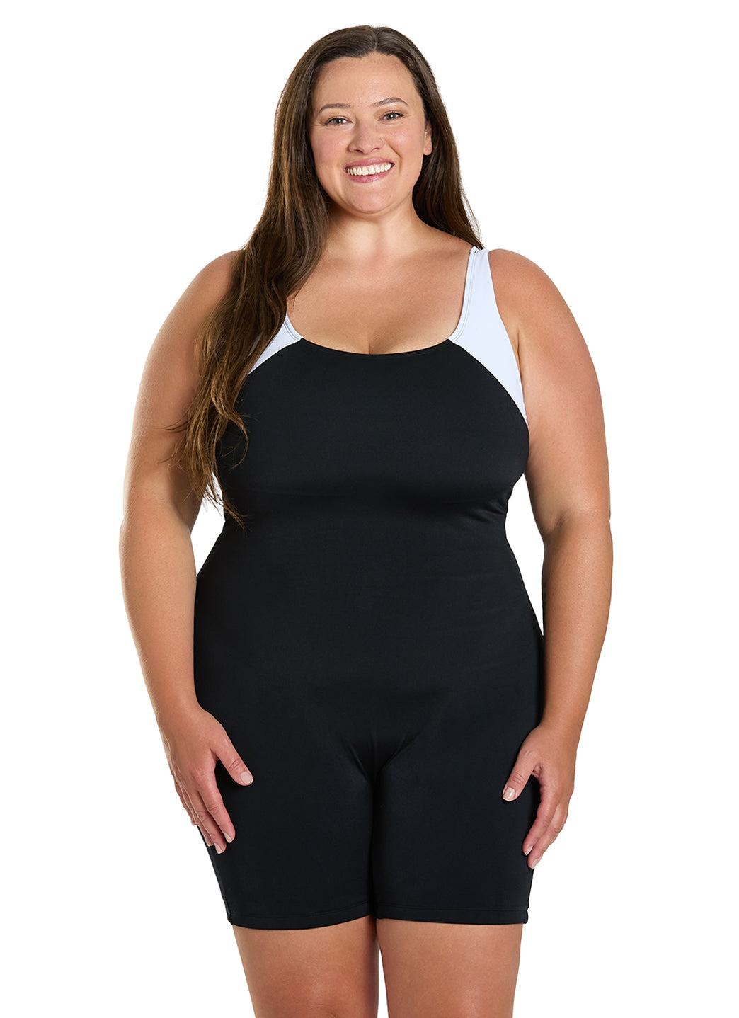 Dolfin Women's Aquashape Aquatard Color Block Unitard Swimsuit