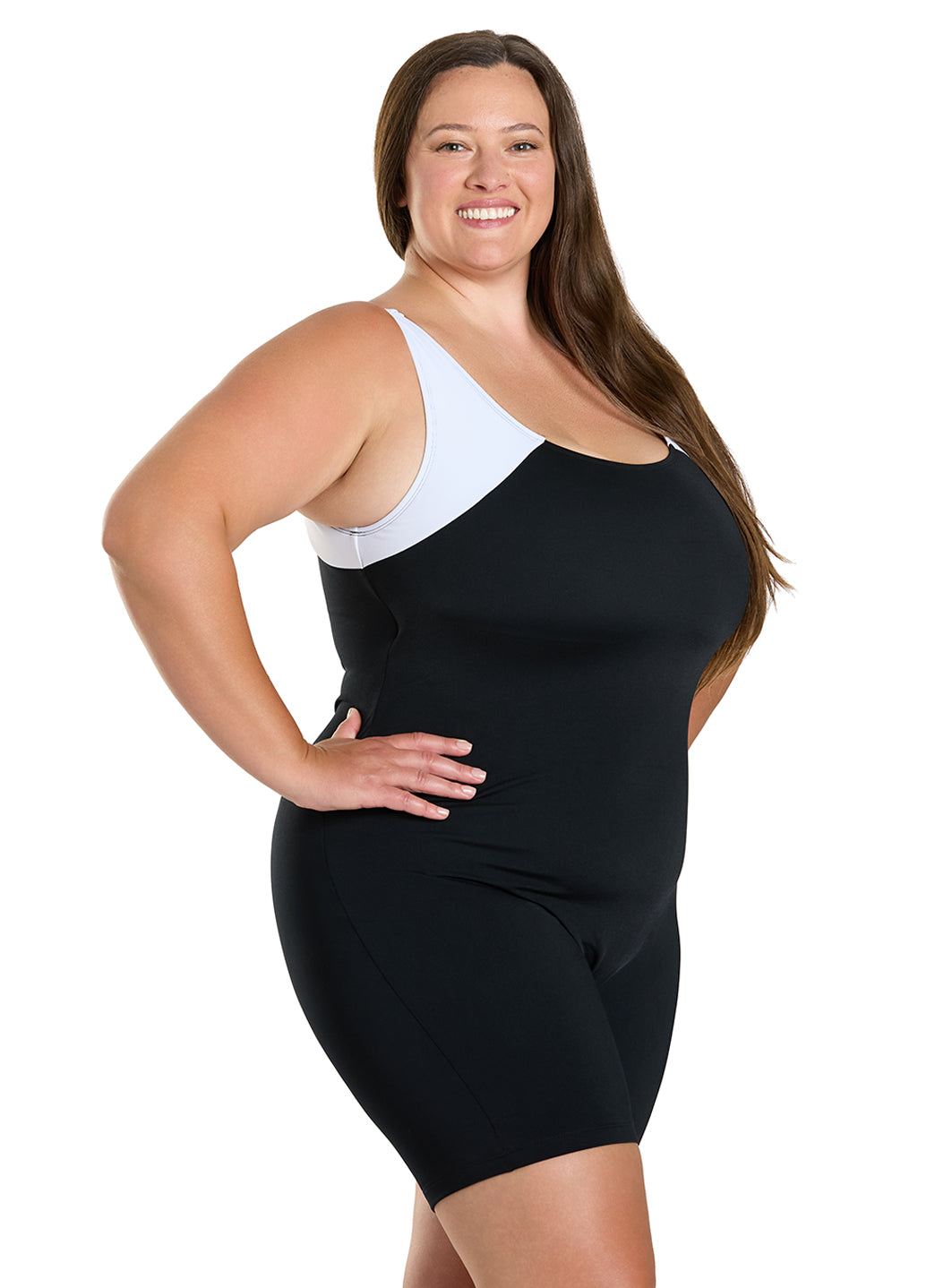 Dolfin Women's Aquashape Aquatard Color Block Unitard Swimsuit