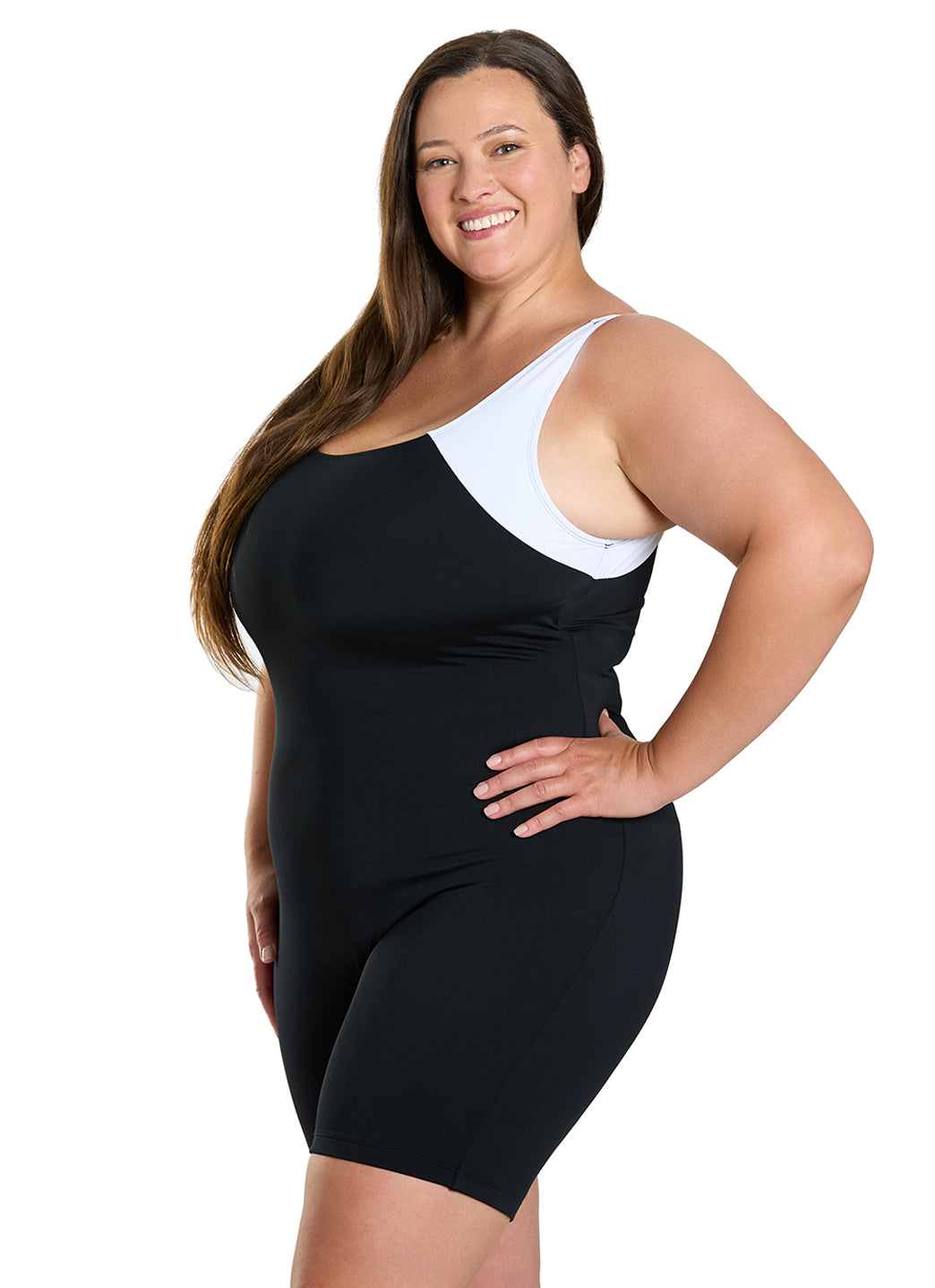 Dolfin Women's Aquashape Aquatard Color Block Unitard Swimsuit