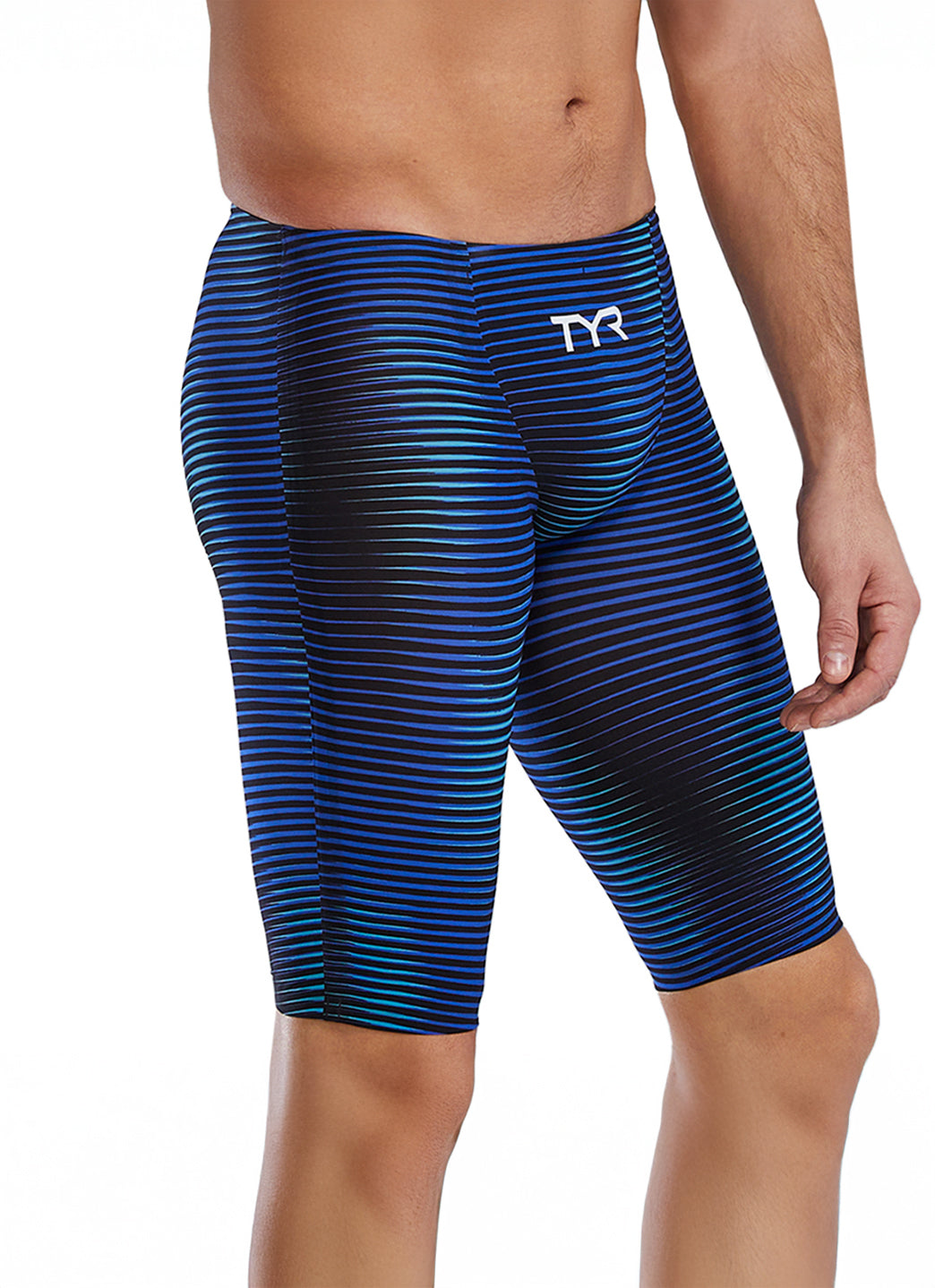TYR Men's Avictor 2.0 Luminis High Waist Jammer Tech Suit Swimsuit