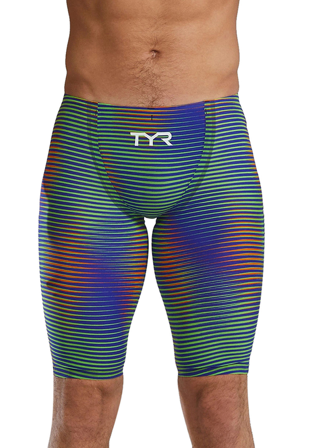 TYR Men's Avictor 2.0 Luminis High Waist Jammer Tech Suit Swimsuit