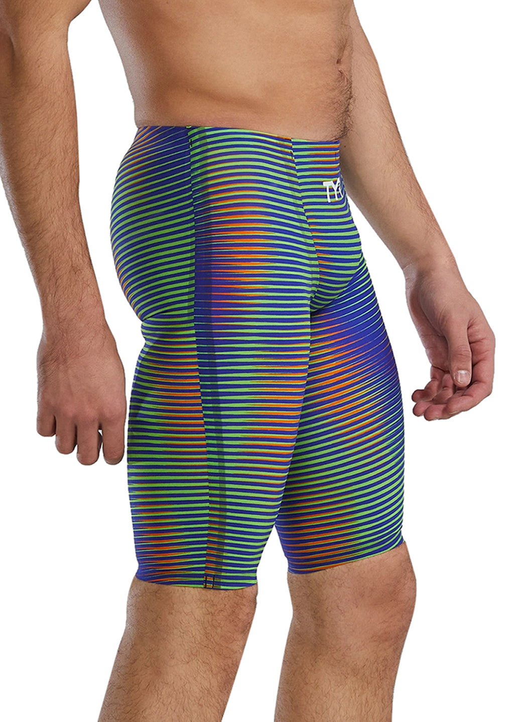 TYR Men's Avictor 2.0 Luminis High Waist Jammer Tech Suit Swimsuit