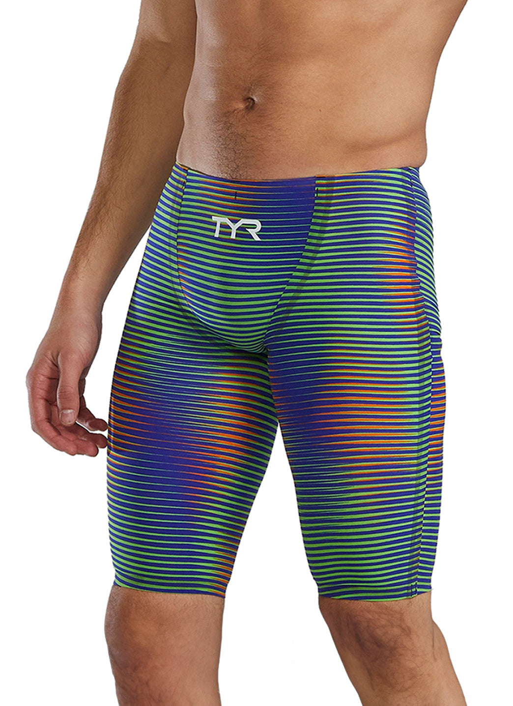 TYR Men's Avictor 2.0 Luminis High Waist Jammer Tech Suit Swimsuit