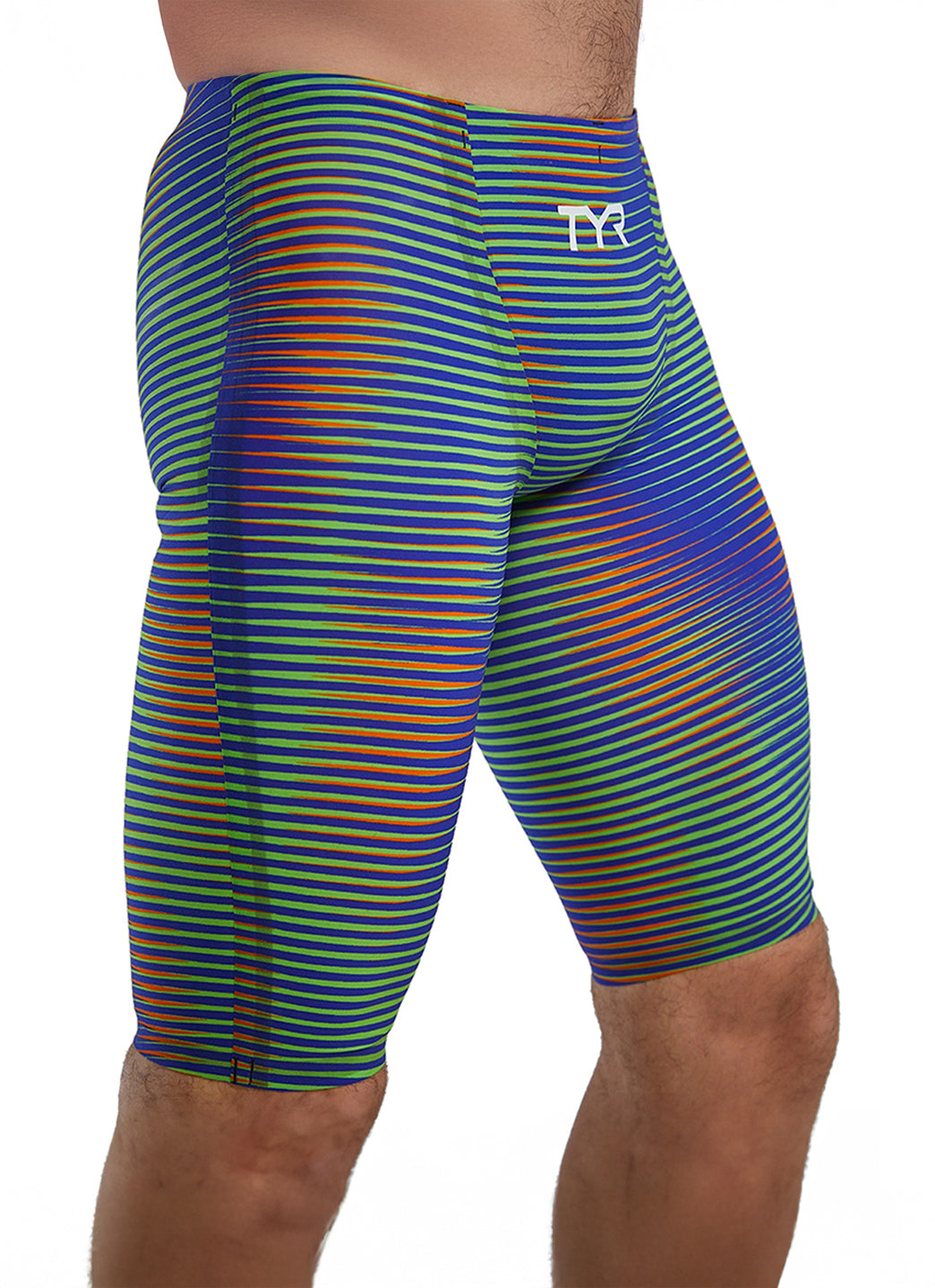 TYR Men's Avictor 2.0 Luminis High Waist Jammer Tech Suit Swimsuit