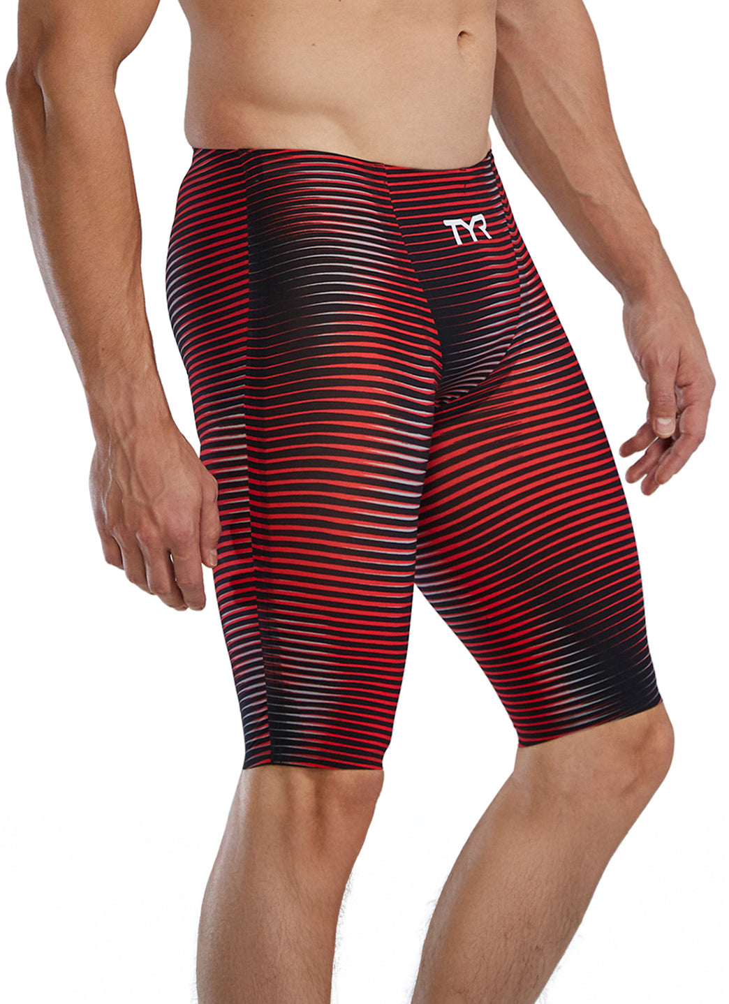 TYR Men's Avictor 2.0 Luminis High Waist Jammer Tech Suit Swimsuit