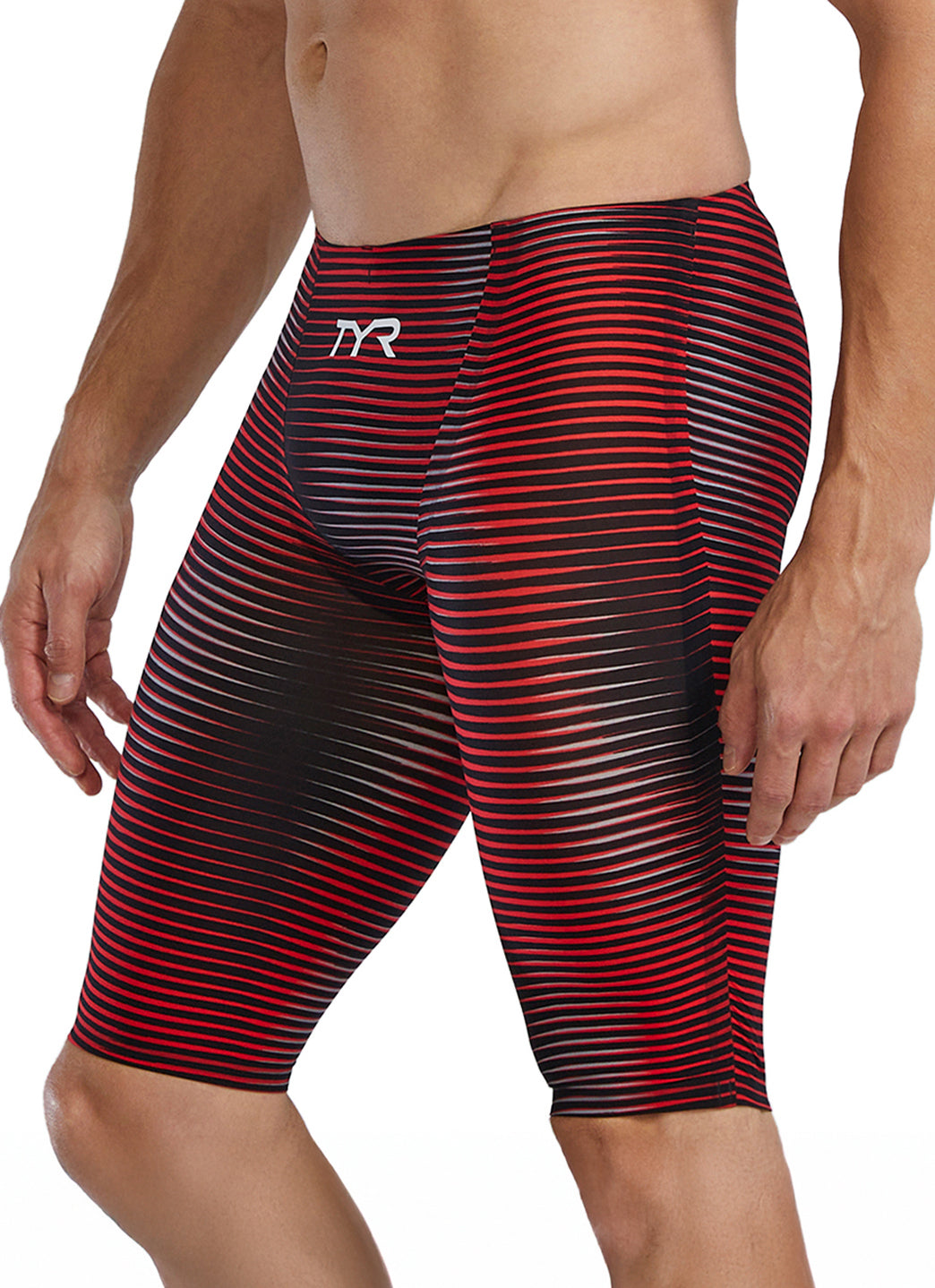TYR Men's Avictor 2.0 Luminis High Waist Jammer Tech Suit Swimsuit