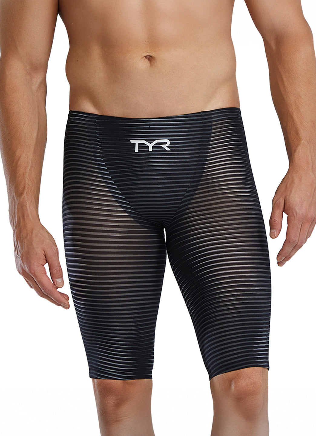 TYR Men's Avictor 2.0 Luminis High Waist Jammer Tech Suit Swimsuit