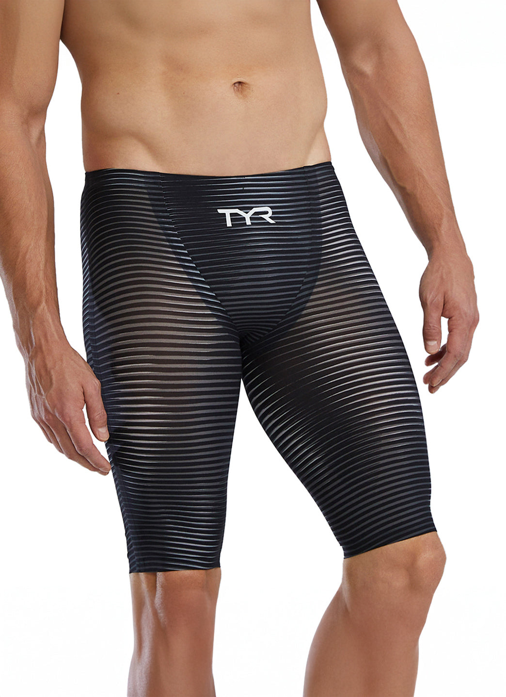 TYR Men's Avictor 2.0 Luminis High Waist Jammer Tech Suit Swimsuit