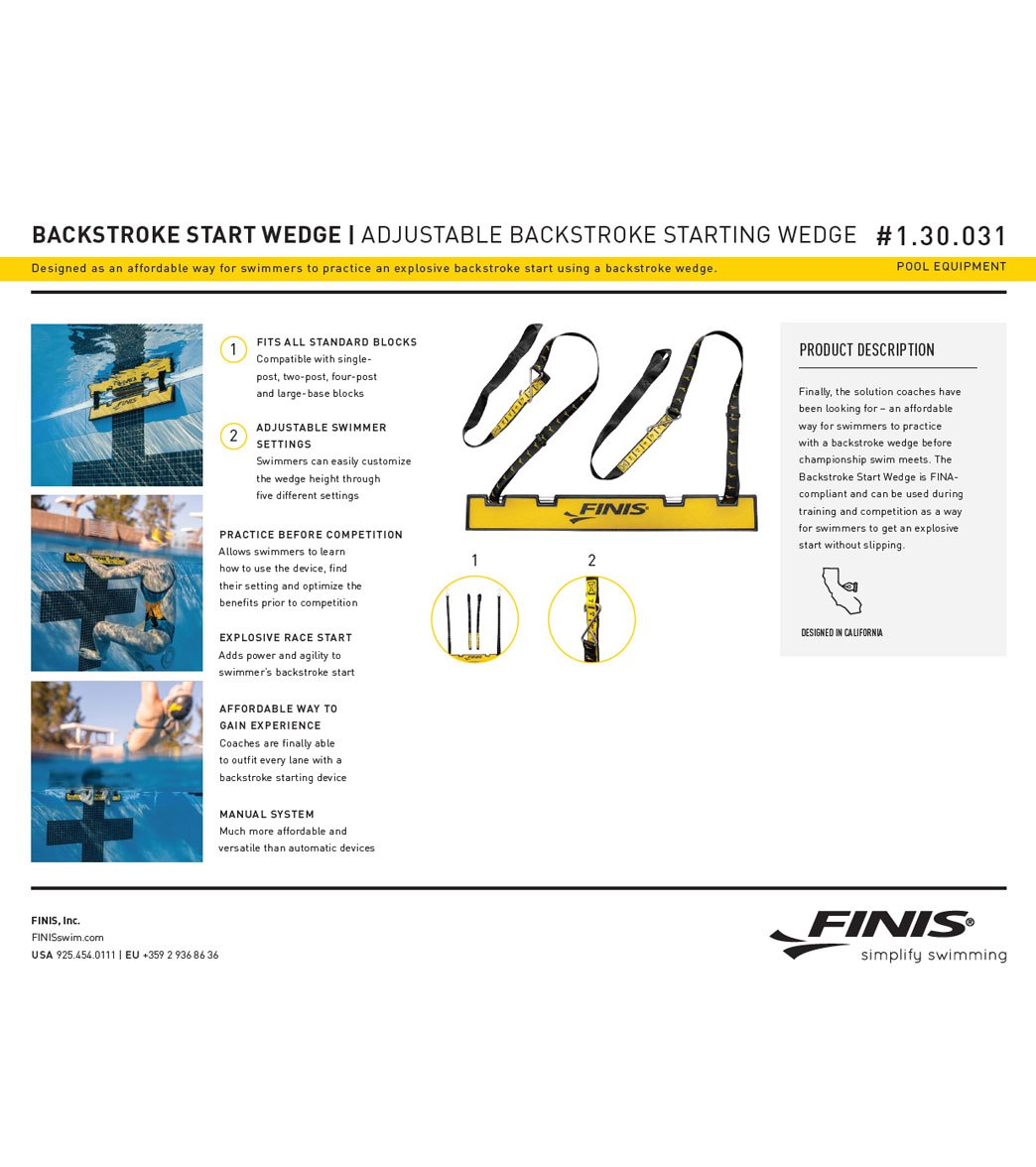 FINIS Backstroke Starting Wedge