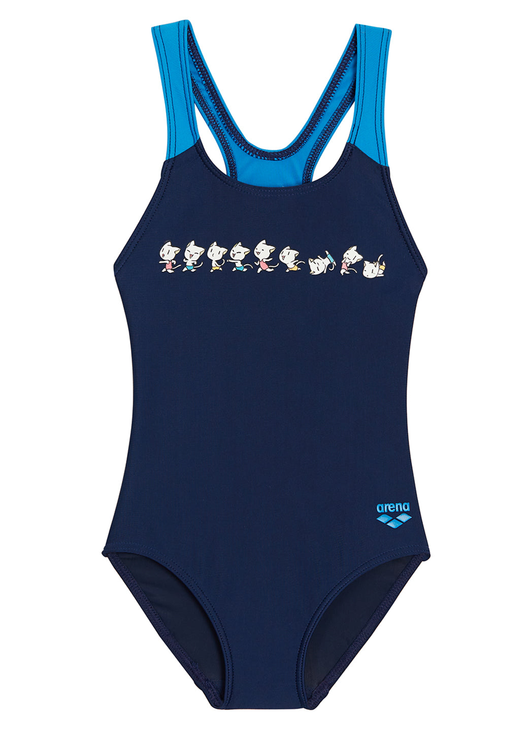 Arena Girls' Arena Friends Pro Back One Piece Swimsuit (Toddler, Little Kid)