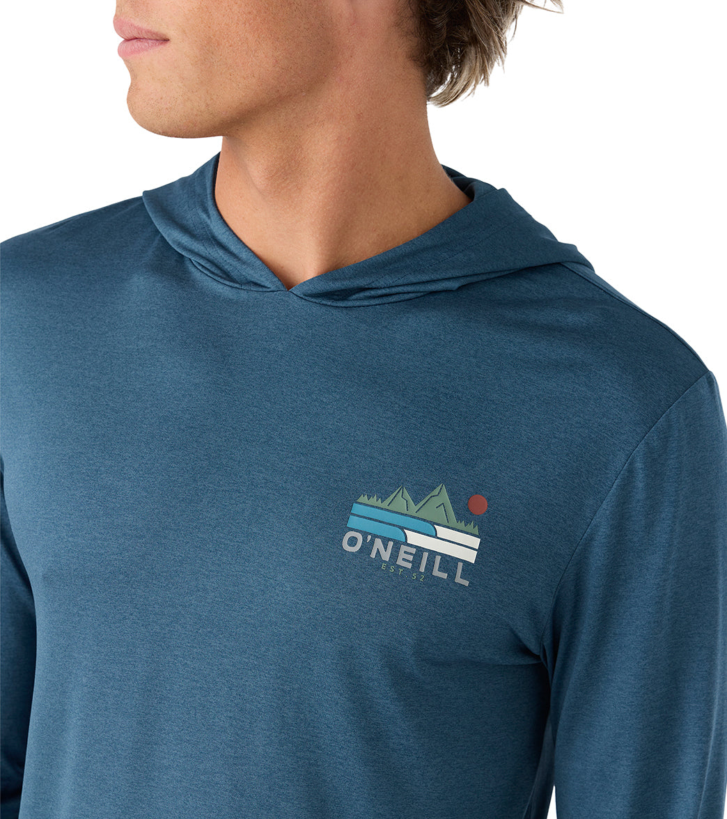 O'Neill Men's Traveler UPF Pullover Hooded Long Sleeve Surf Shirt