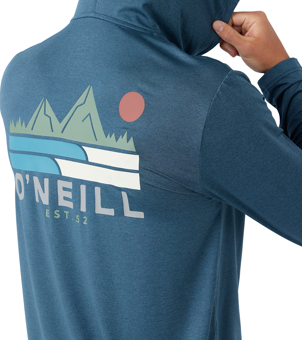 O'Neill Men's Traveler UPF Pullover Hooded Long Sleeve Surf Shirt