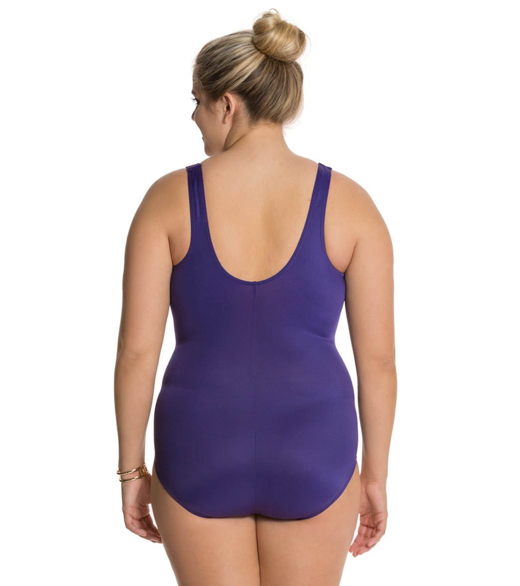 Miraclesuit Plus Size Solid Escape One Piece Swimsuit