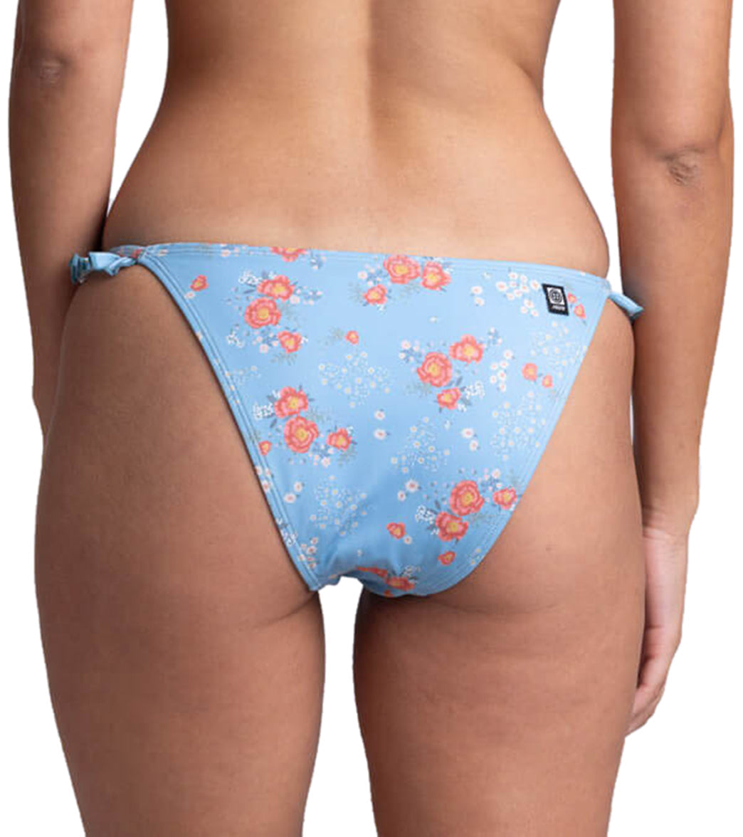 JOLYN Women's Karlee Rosalinda Side Ruffles Low Rise Bikini Bottom