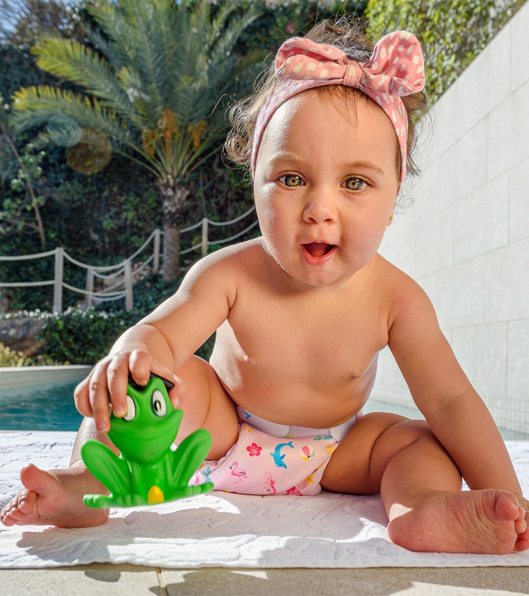 FREDS SWIM ACADEMY Girls' Reusable Swim Diaper