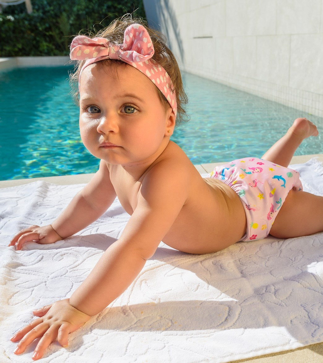 FREDS SWIM ACADEMY Girls' Reusable Swim Diaper