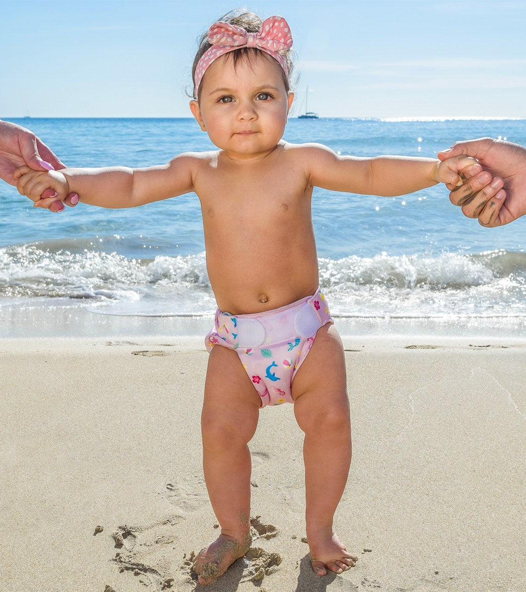 FREDS SWIM ACADEMY Girls' Reusable Swim Diaper