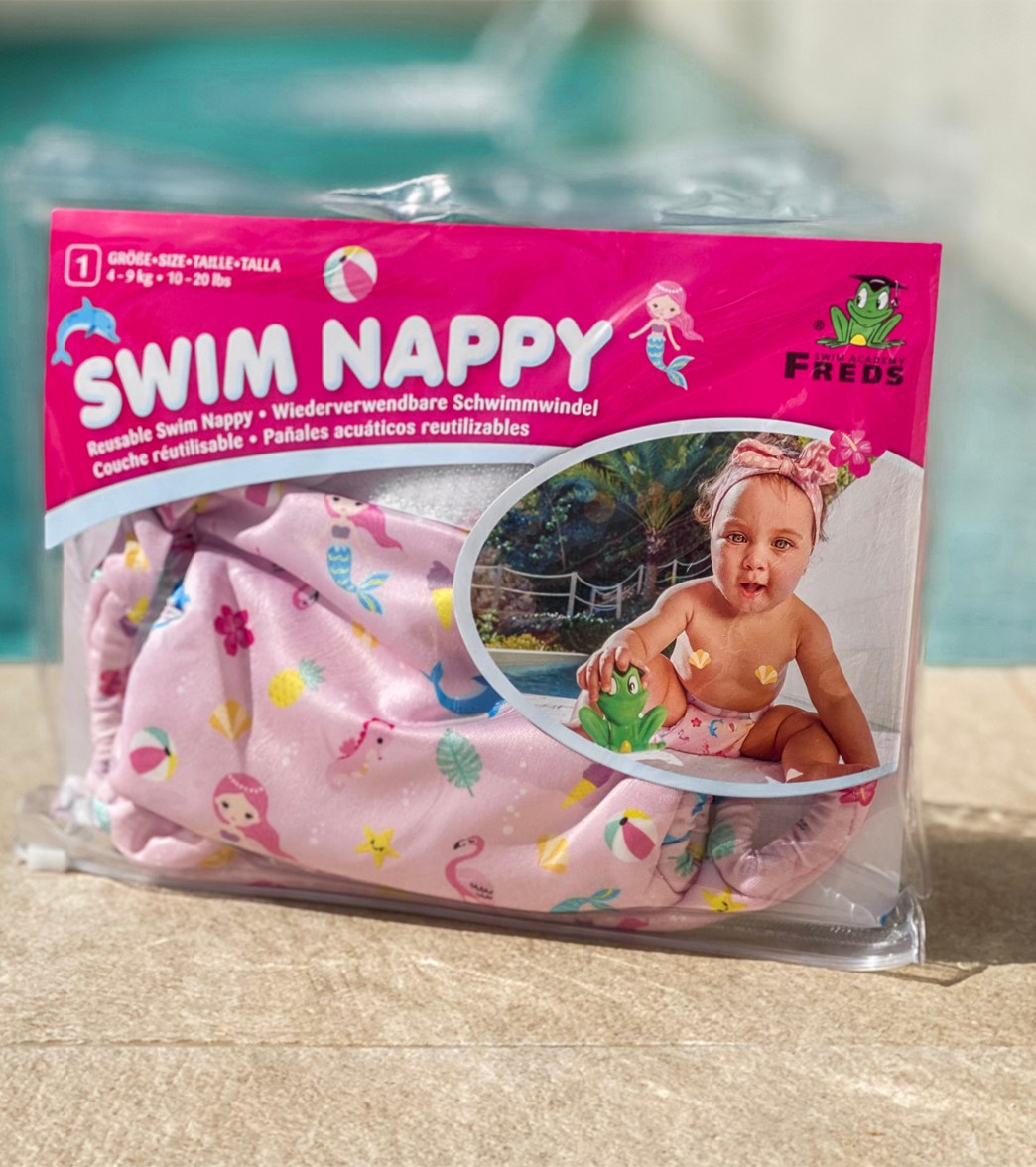 FREDS SWIM ACADEMY Girls' Reusable Swim Diaper