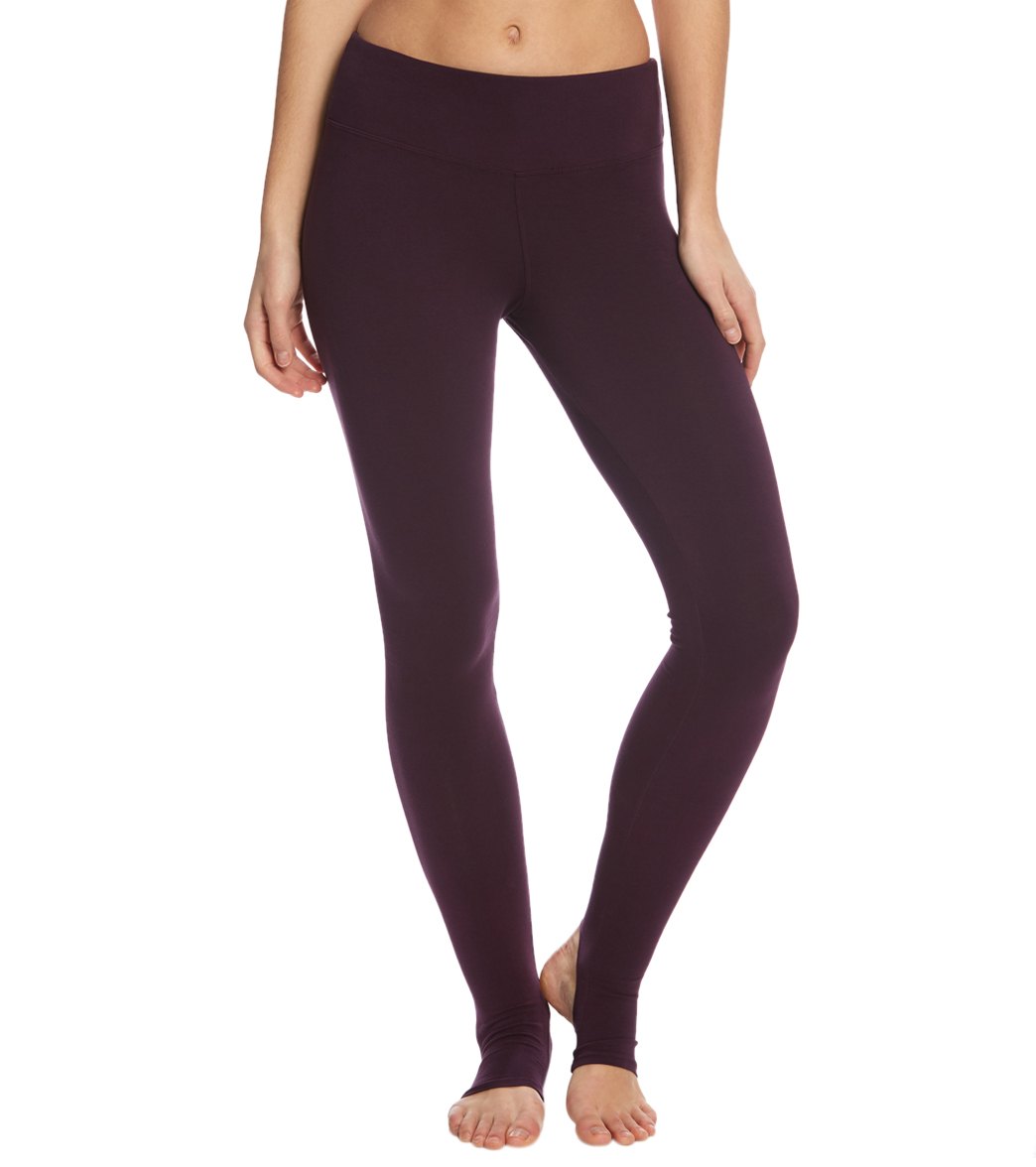 Hard Tail Flat Waist Cotton Stirrup Legging