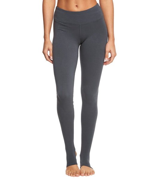 Hard Tail Flat Waist Cotton Stirrup Legging