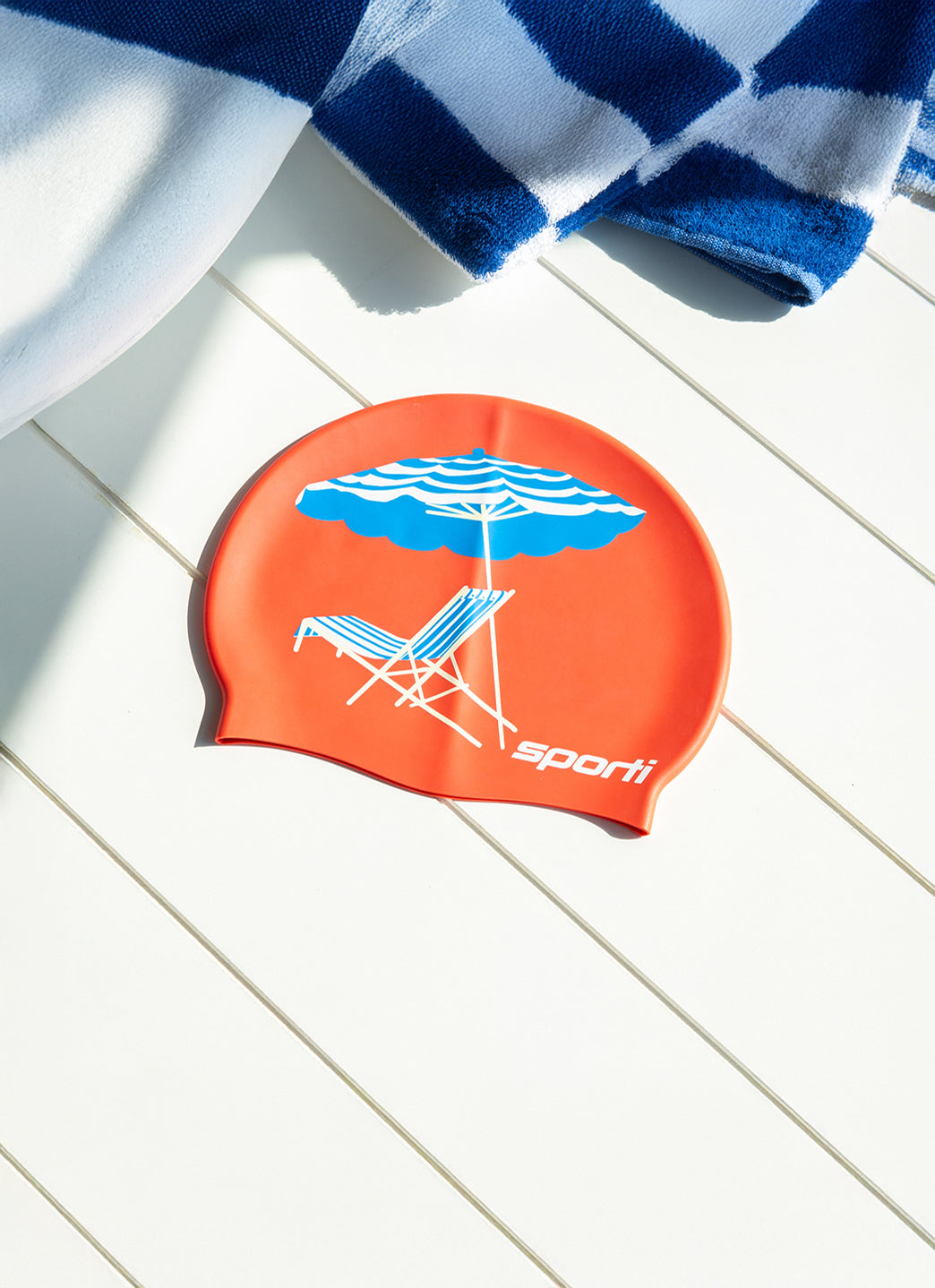Sporti x Emma Weyant Beach Club Silicone Swim Cap