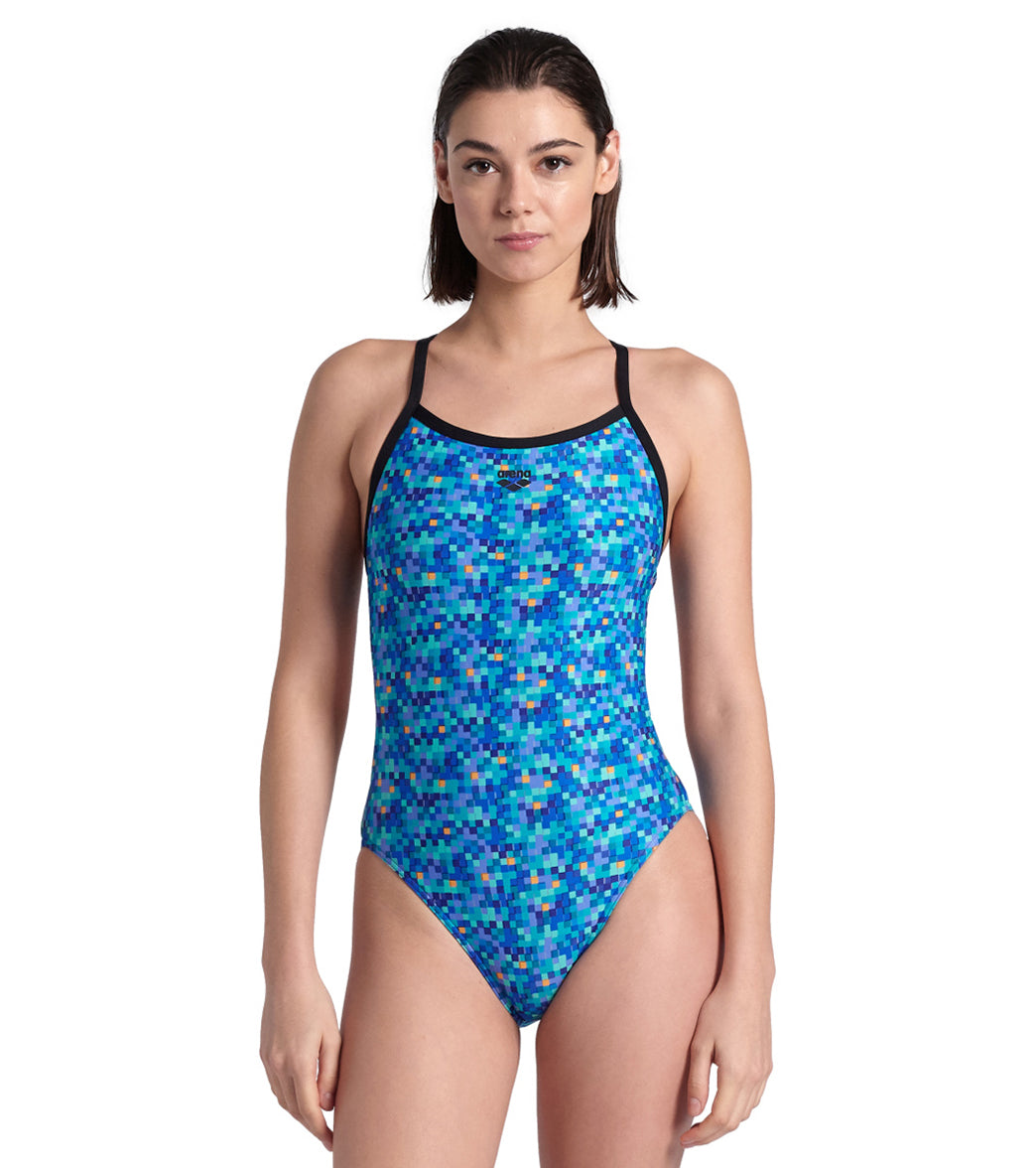 Arena Women's Pooltiles Challenge Back One Piece Swimsuit