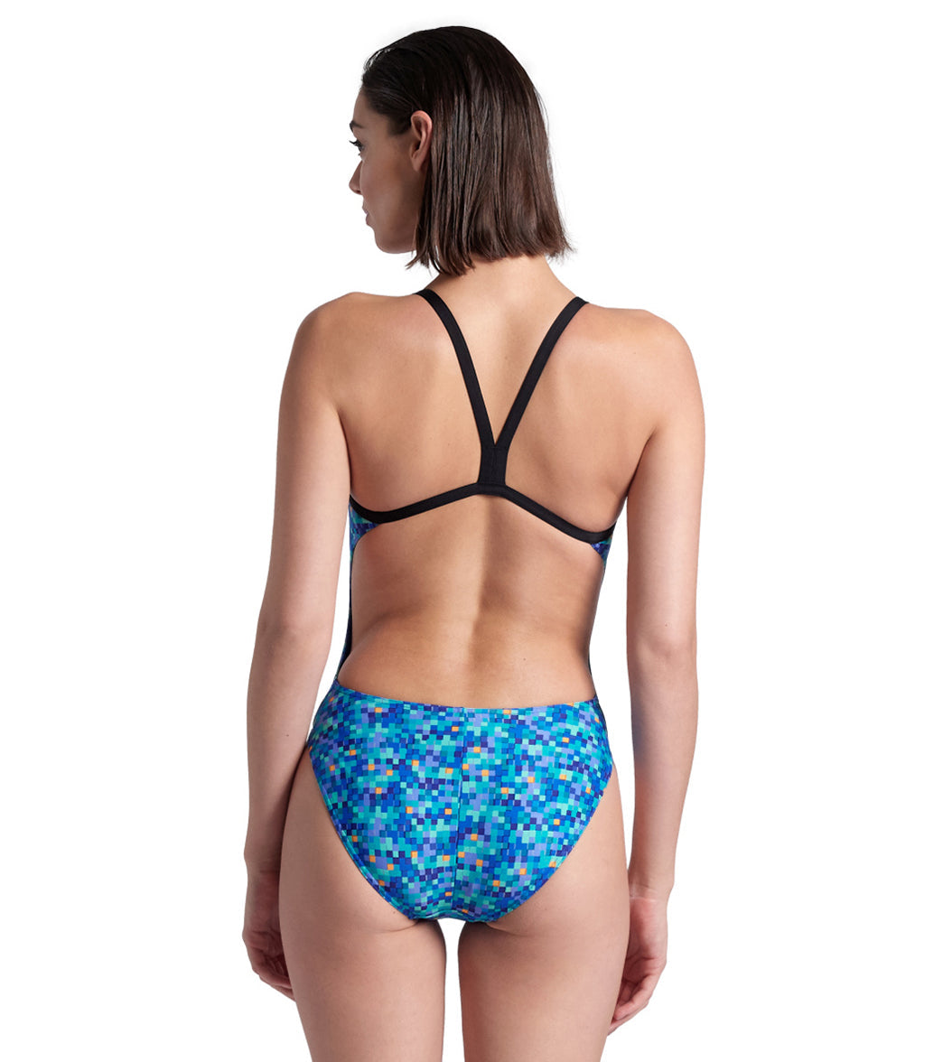Arena Women's Pooltiles Challenge Back One Piece Swimsuit