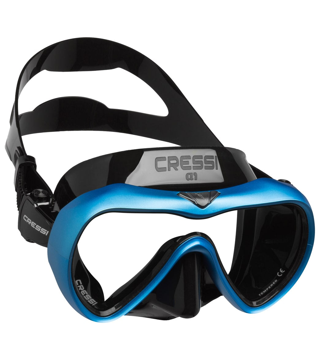 Cressi A1 Clear Anti-Fog Lens Scuba Mask